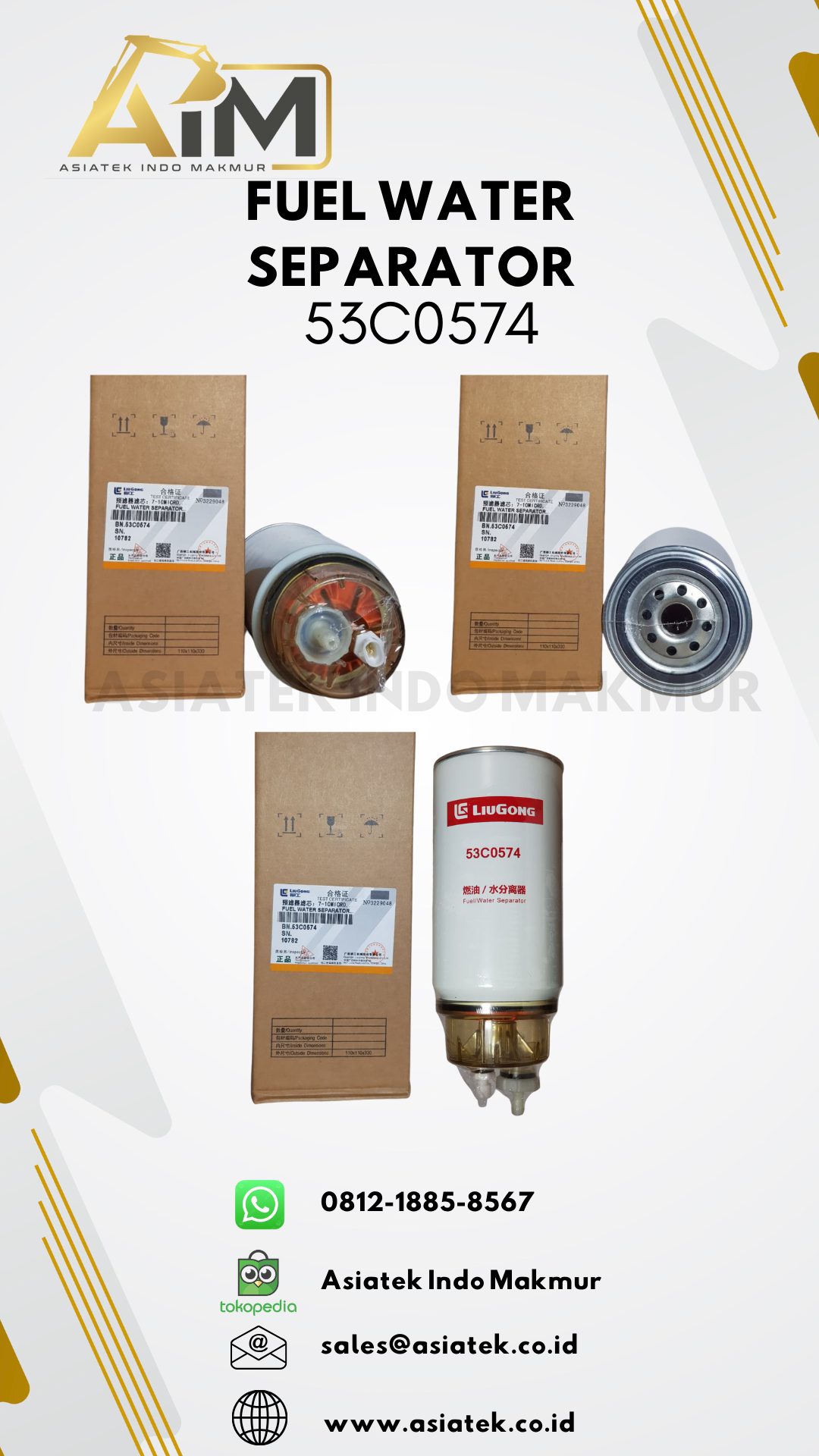 FUEL WATER SEPARATOR (53C0574)